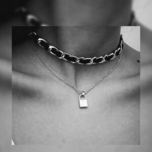 Black Kollection: Black & Gold Necklace